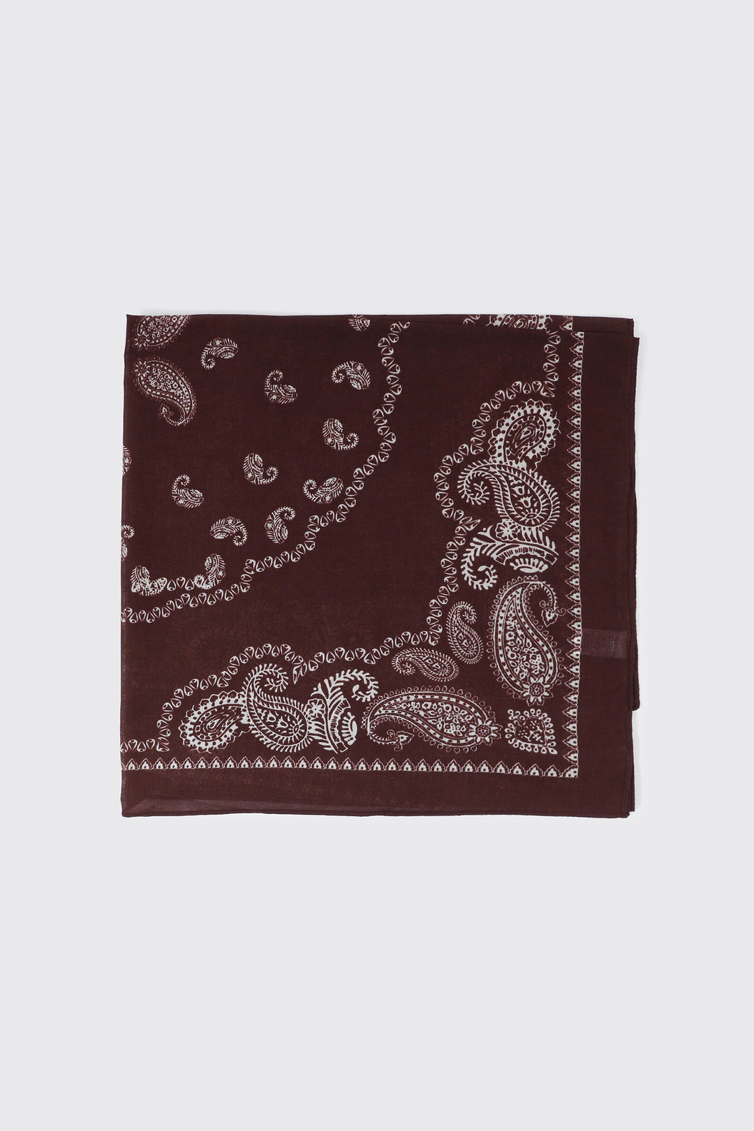 Foulard carré à motif cachemire