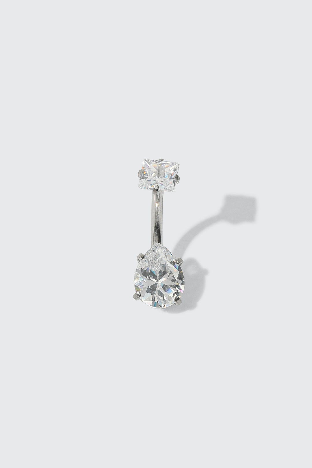 Perçage de nombril en zircon cubique