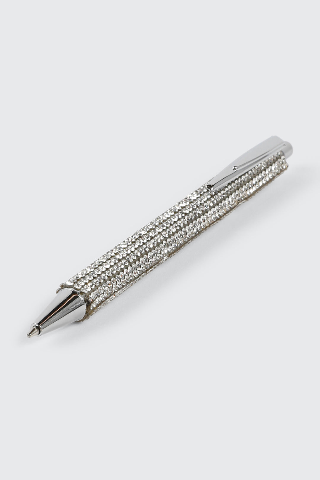 Stylo à bille avec garniture de strass