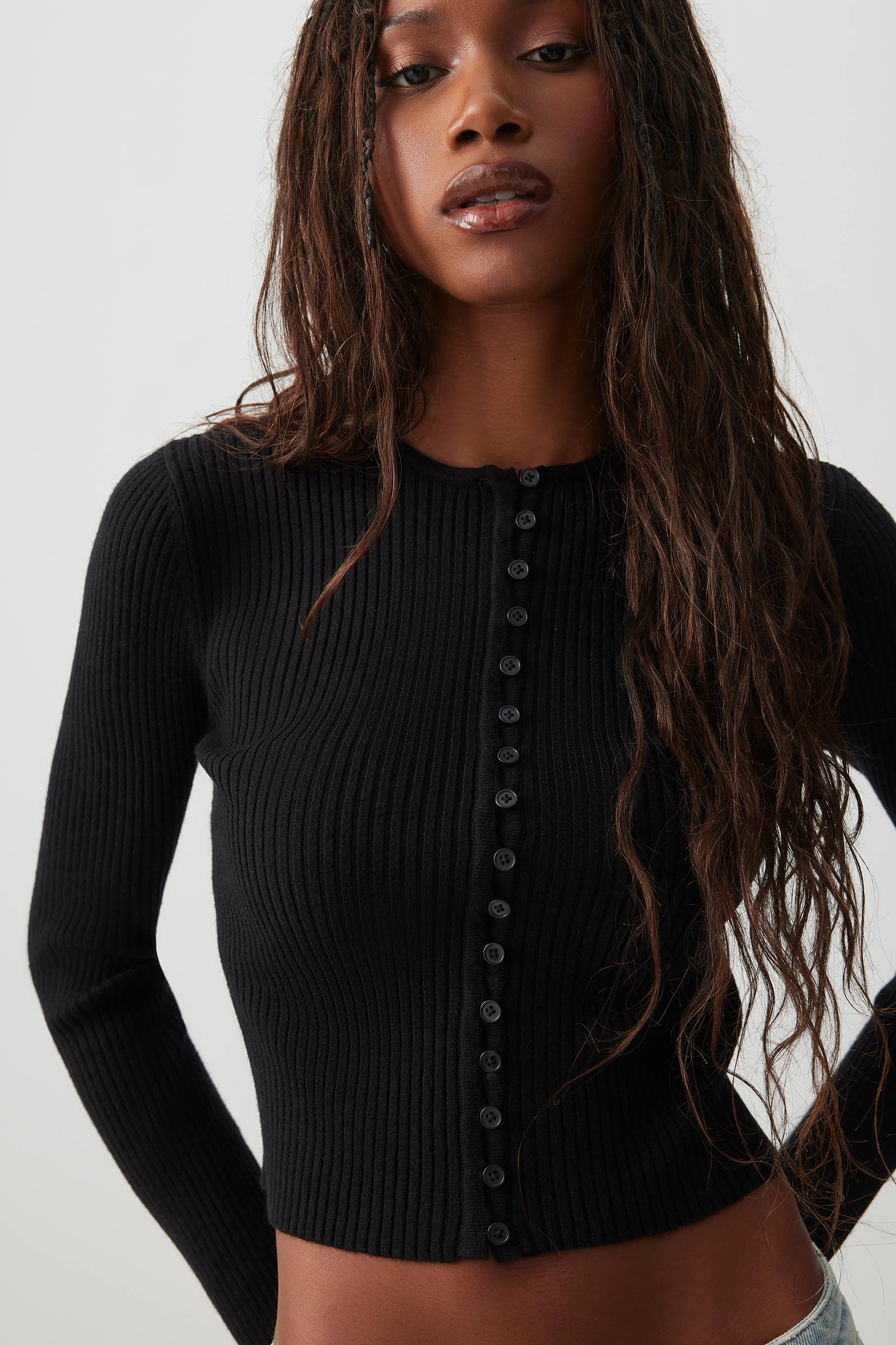 Short Cardigan with Removable Faux Fur Collar – Ardene