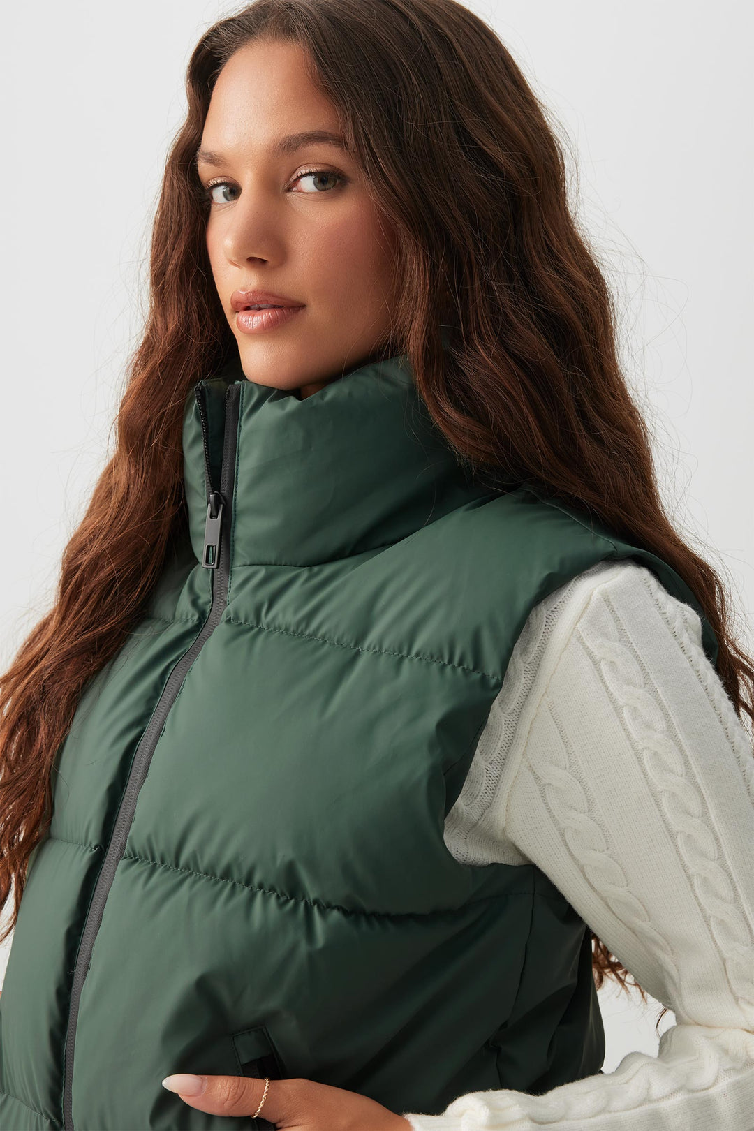 Short Puffer Vest