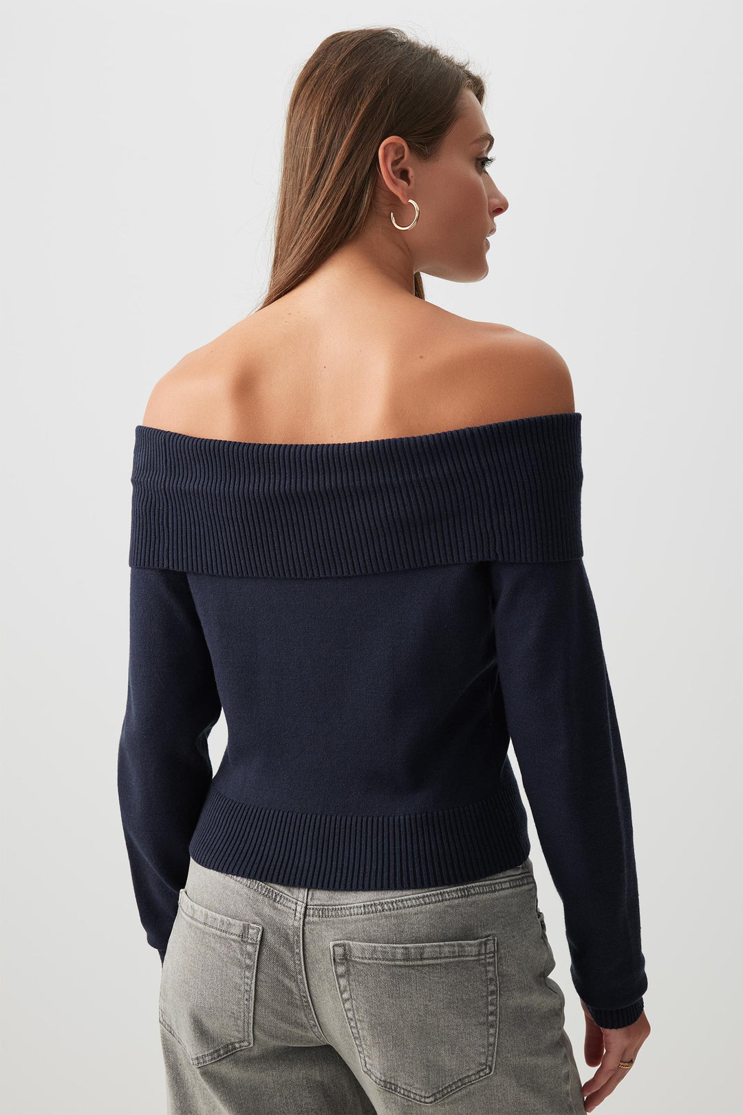 Off Shoulder Sweater