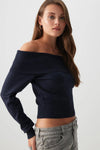 Off Shoulder Sweater