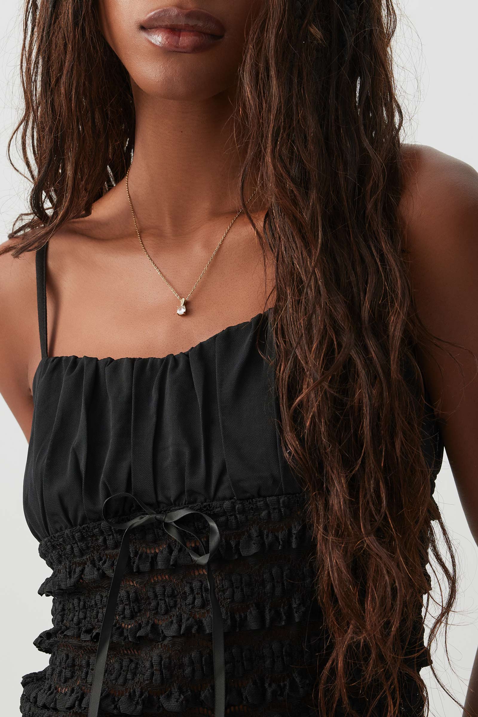 Ruched Bust Lace Tank Top – Ardene