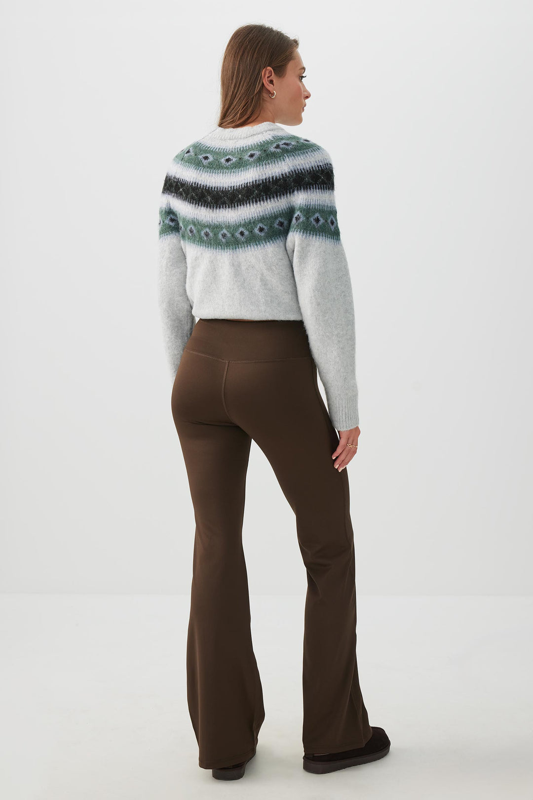 Pintuck Flare Leggings