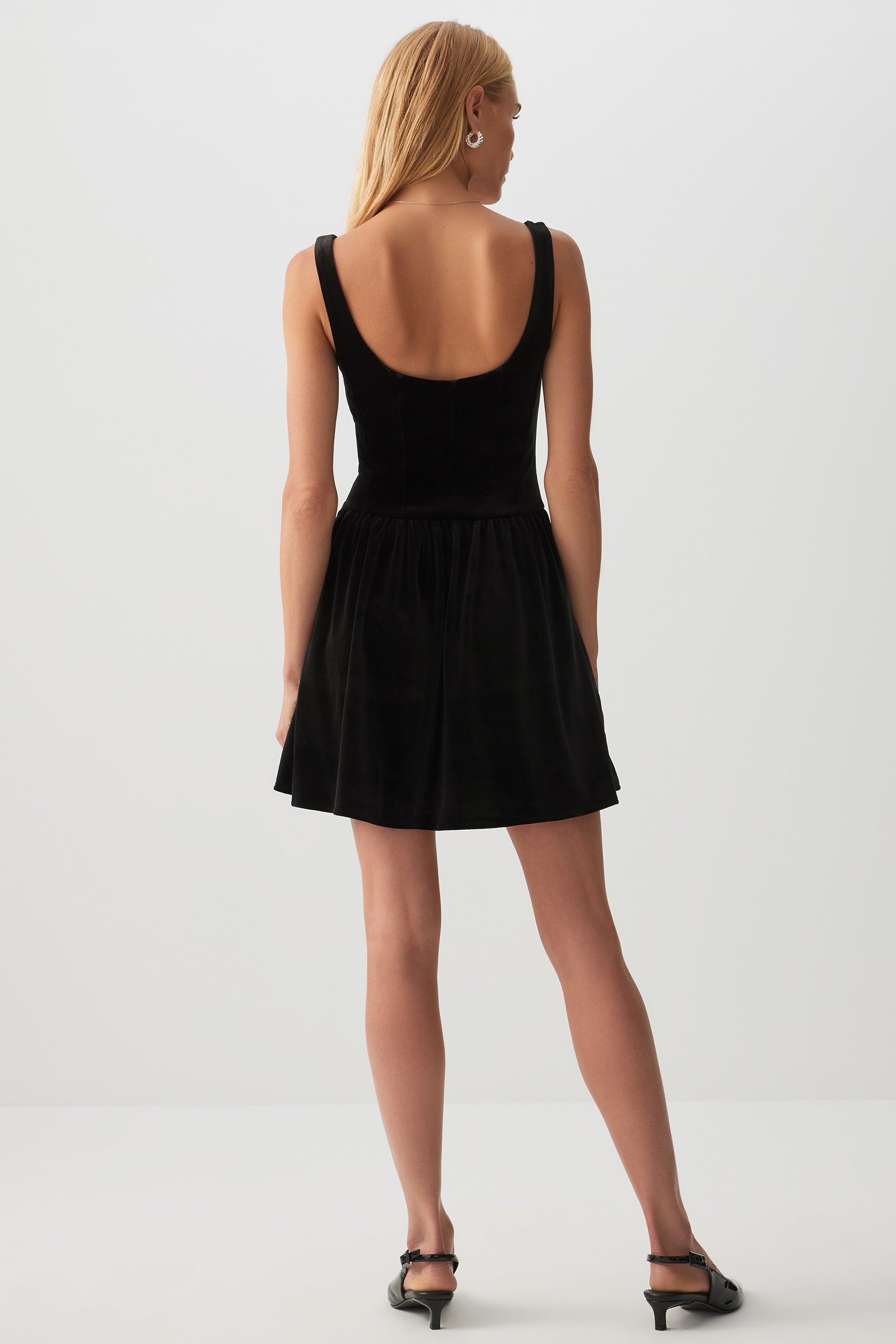 Velvet Bustier Mini Dress – Ardene