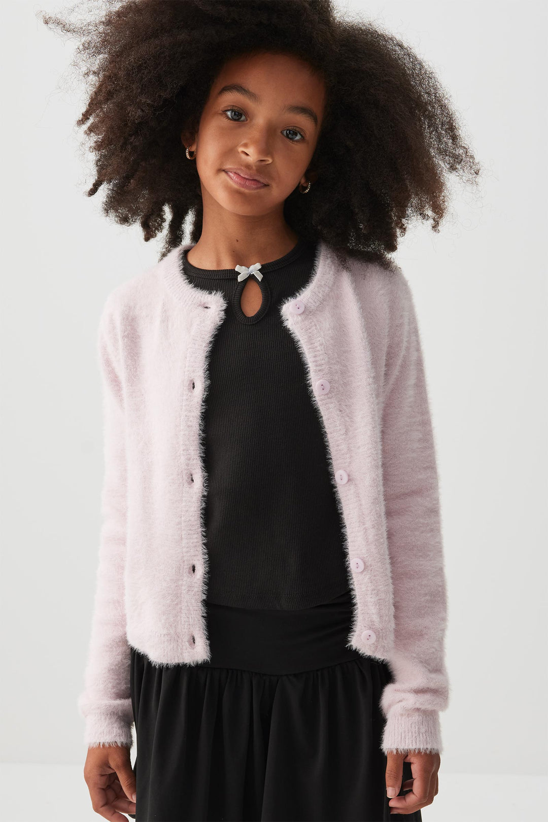 Fuzzy Knit Cardigan