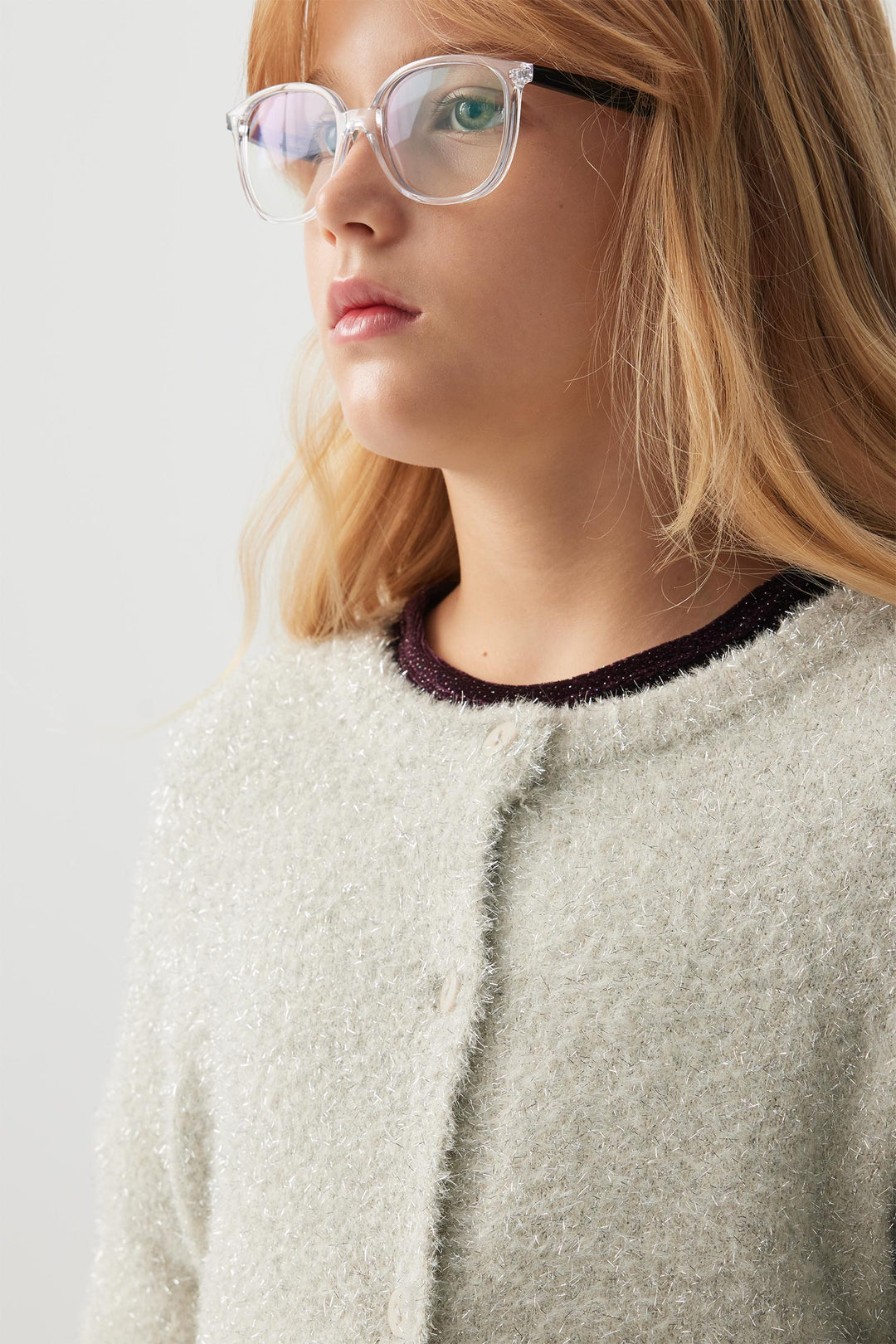 Shiny Fuzzy Cardigan