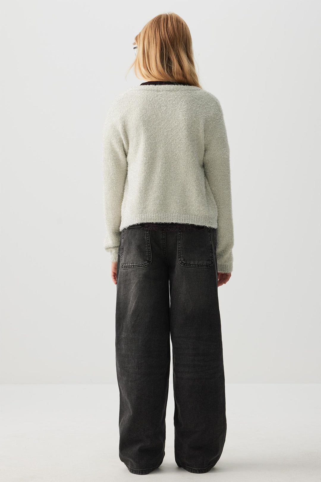 Shiny Fuzzy Cardigan