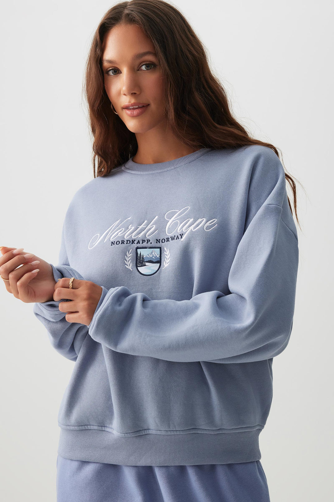Graphic Crew Neck Sweatshirt
