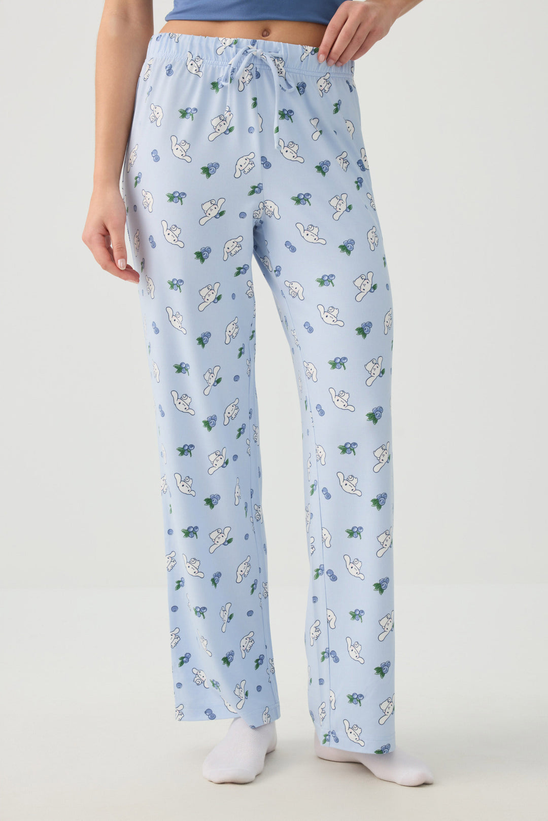 Printed Straight Leg PJ Pants