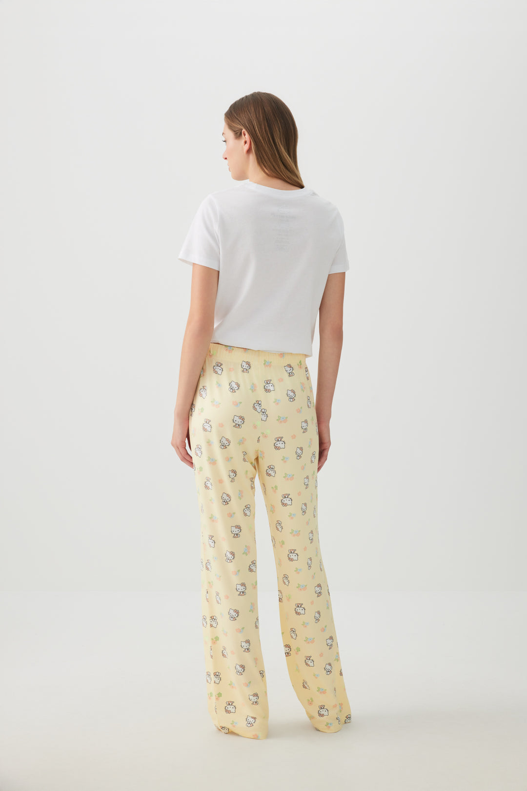 Printed Straight Leg PJ Pants