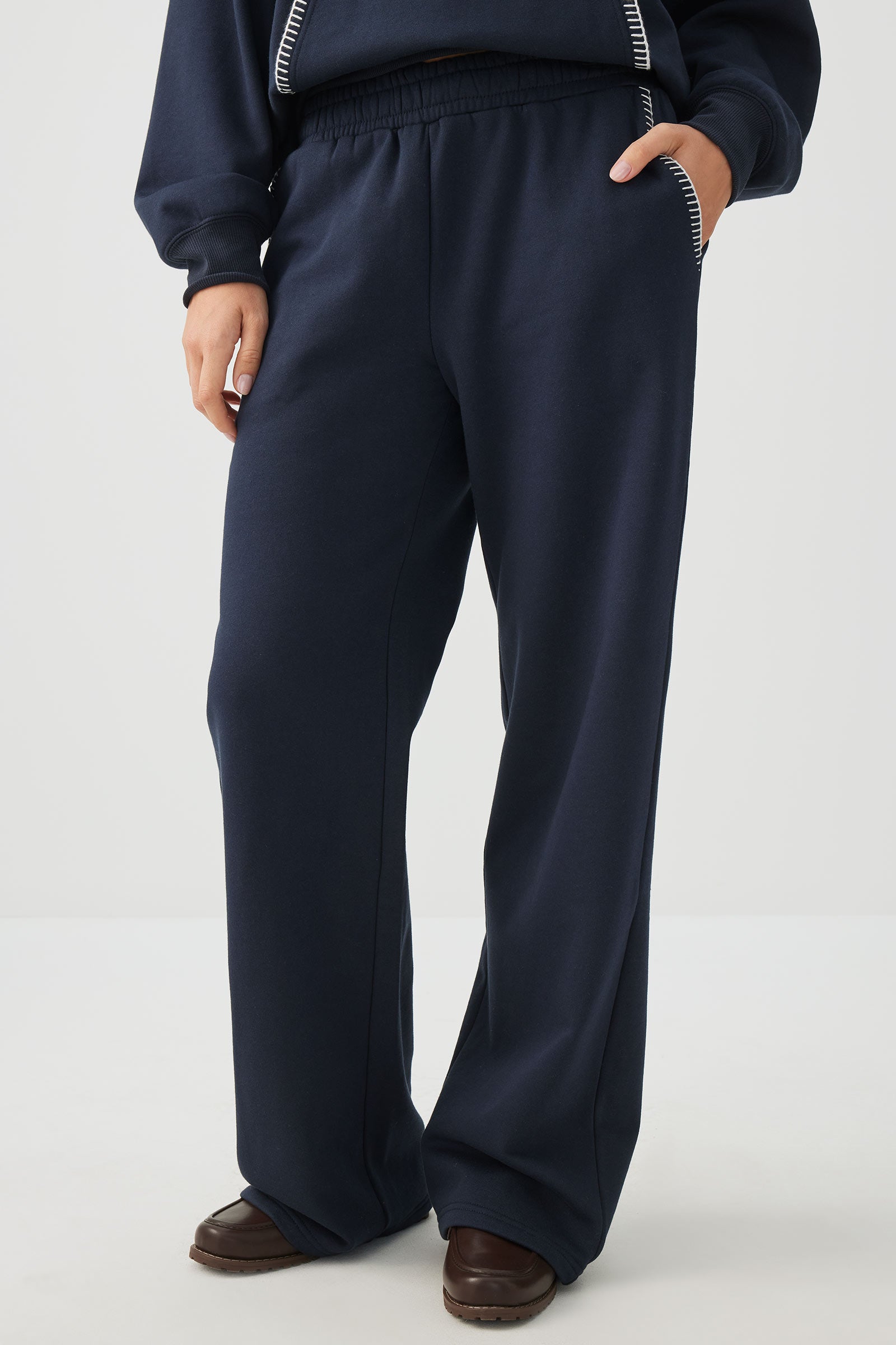 Whipstitch Wide Leg Sweatpants – Ardene