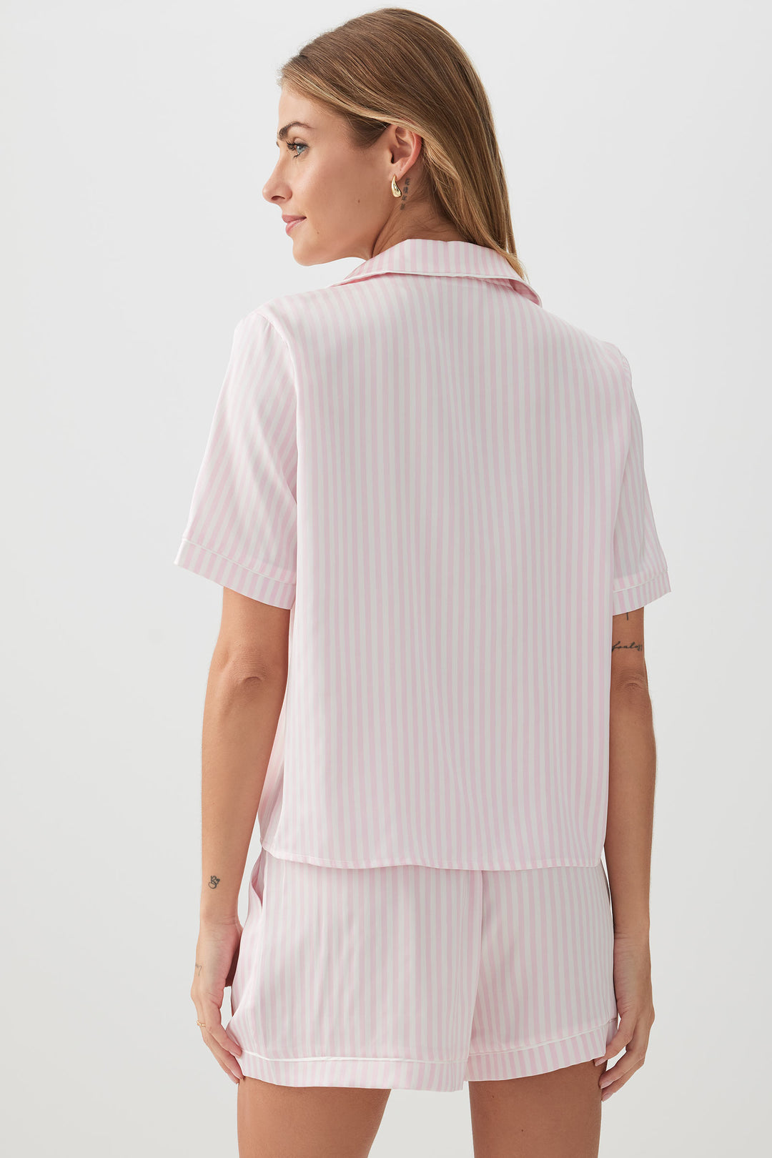 Printed Satin PJ Set