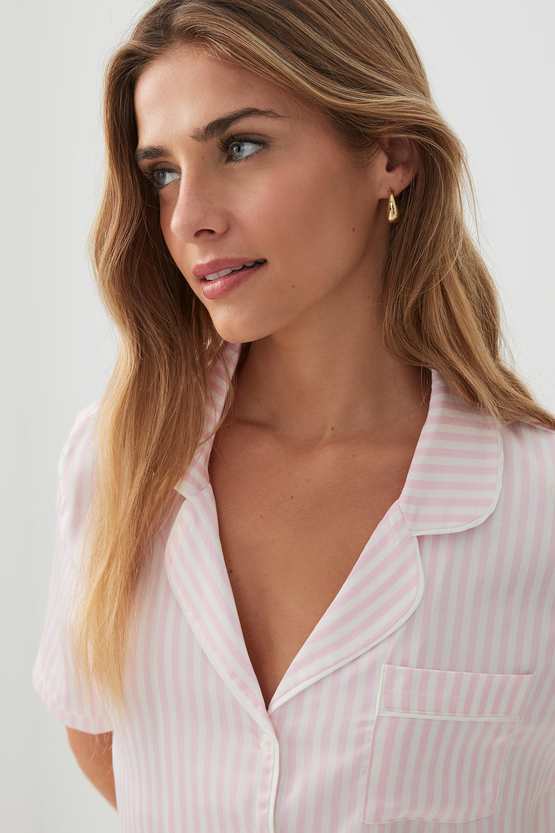 Printed Satin PJ Set