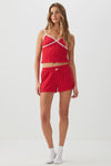 Rib PJ Set with Lace Details