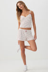 Rib PJ Set with Lace Details
