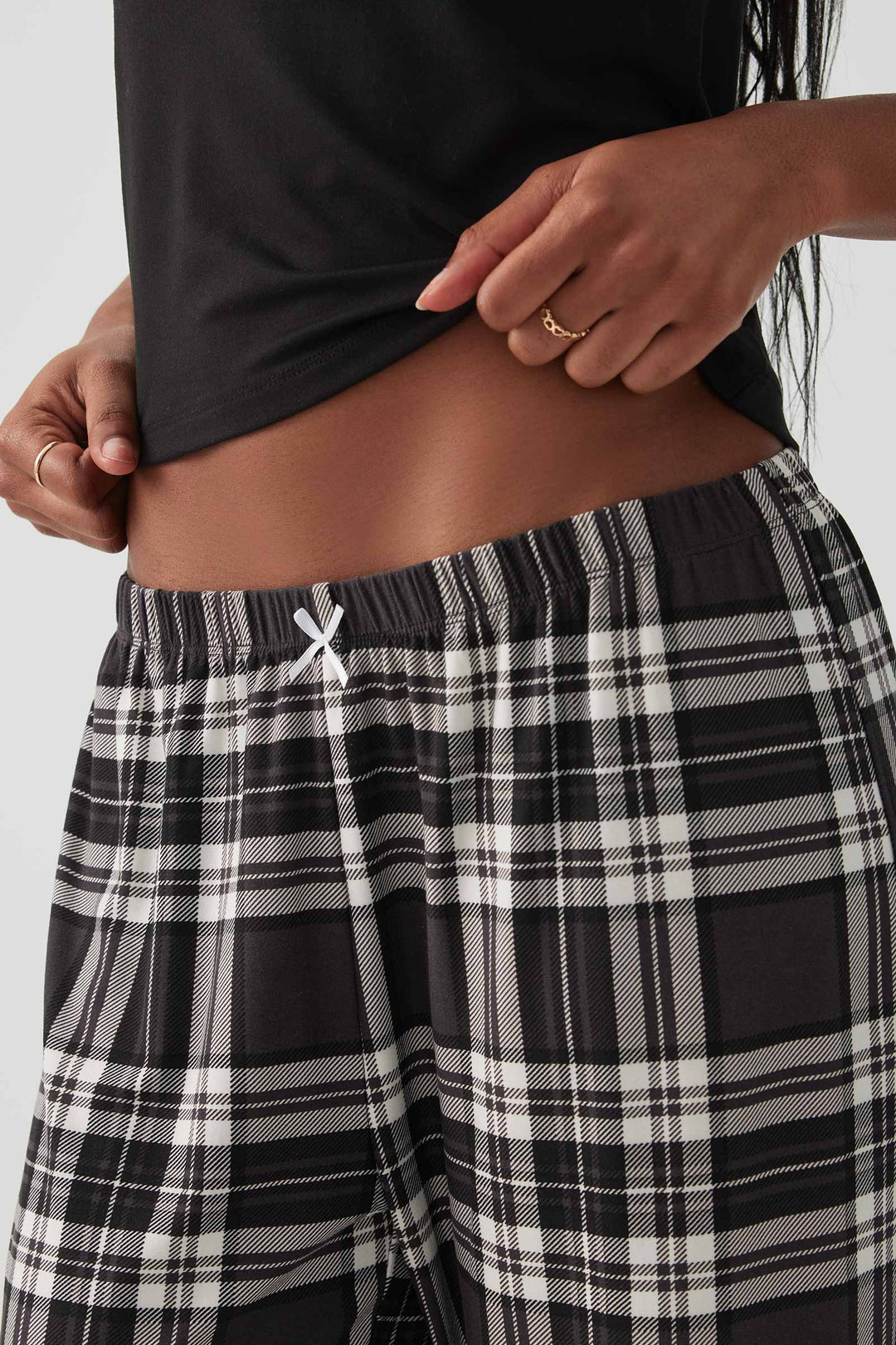 Pantalon de pyjama jambe droite 