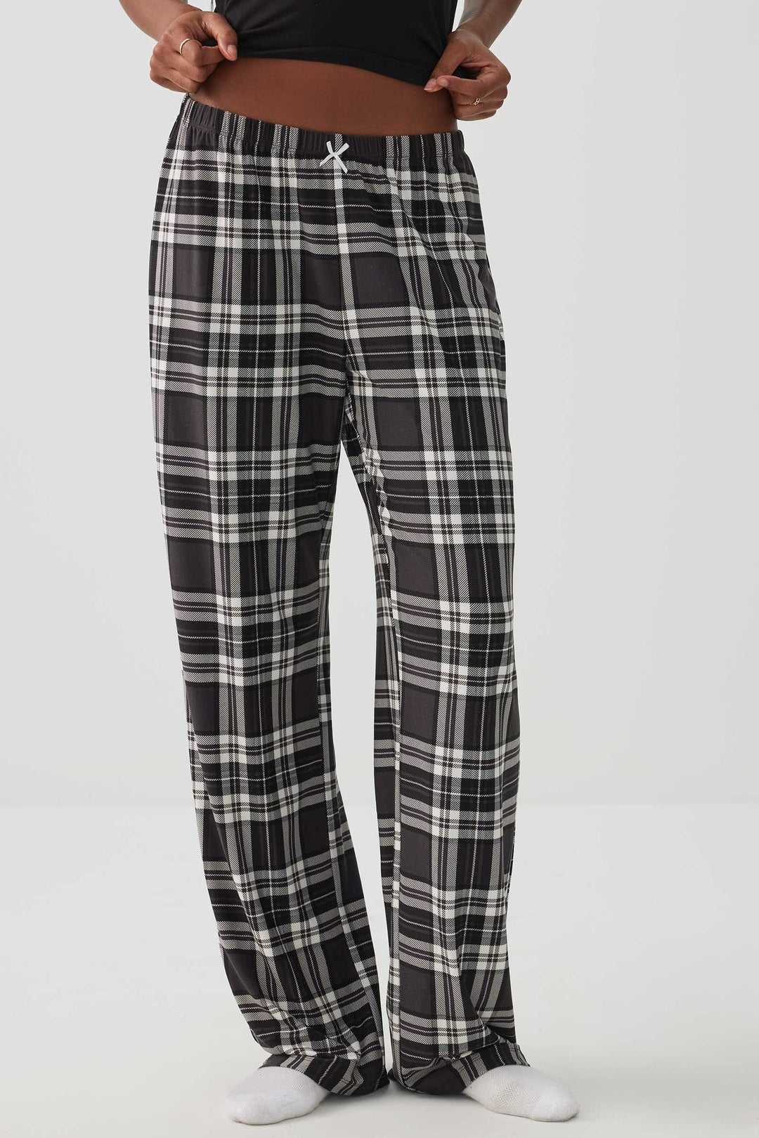 Pantalon de pyjama jambe droite 