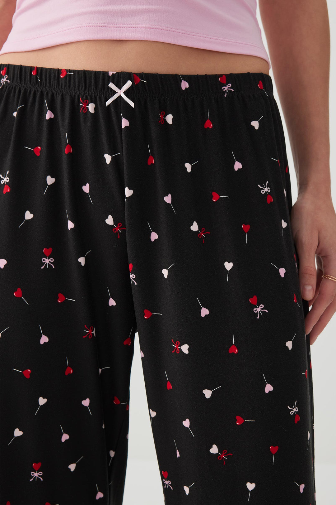 Pantalon de pyjama jambe droite 