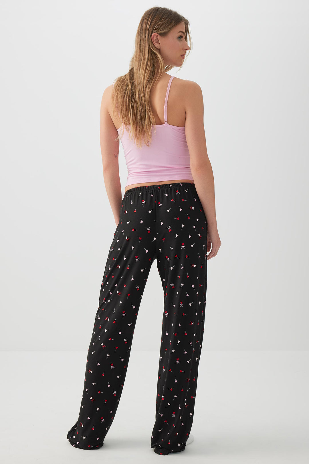 Pantalon de pyjama jambe droite 