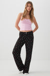 Pantalon de pyjama jambe droite 