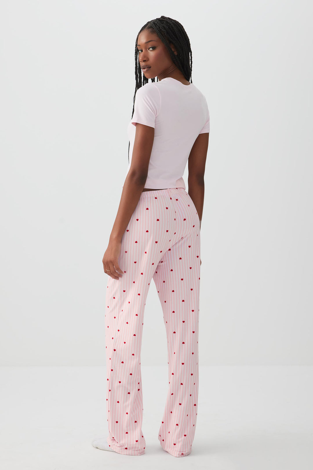 Pantalon de pyjama jambe droite