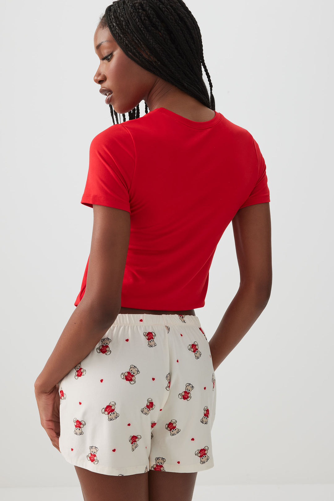 Short de pyjama en tissu HUSHKNIT