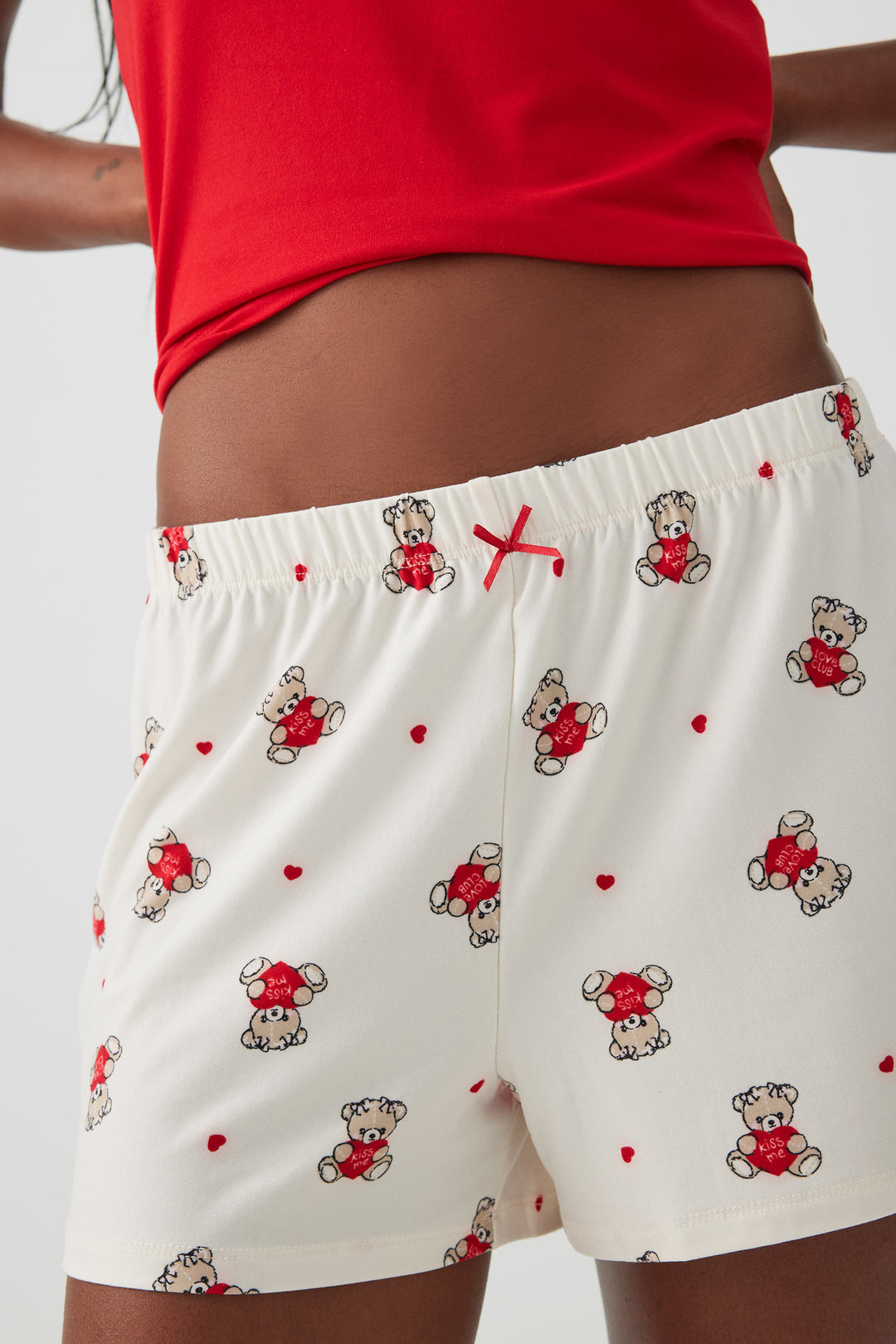 Short de pyjama en tissu HUSHKNIT