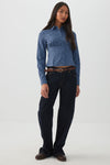 Le jean Era coupe droite et taille mi-haute