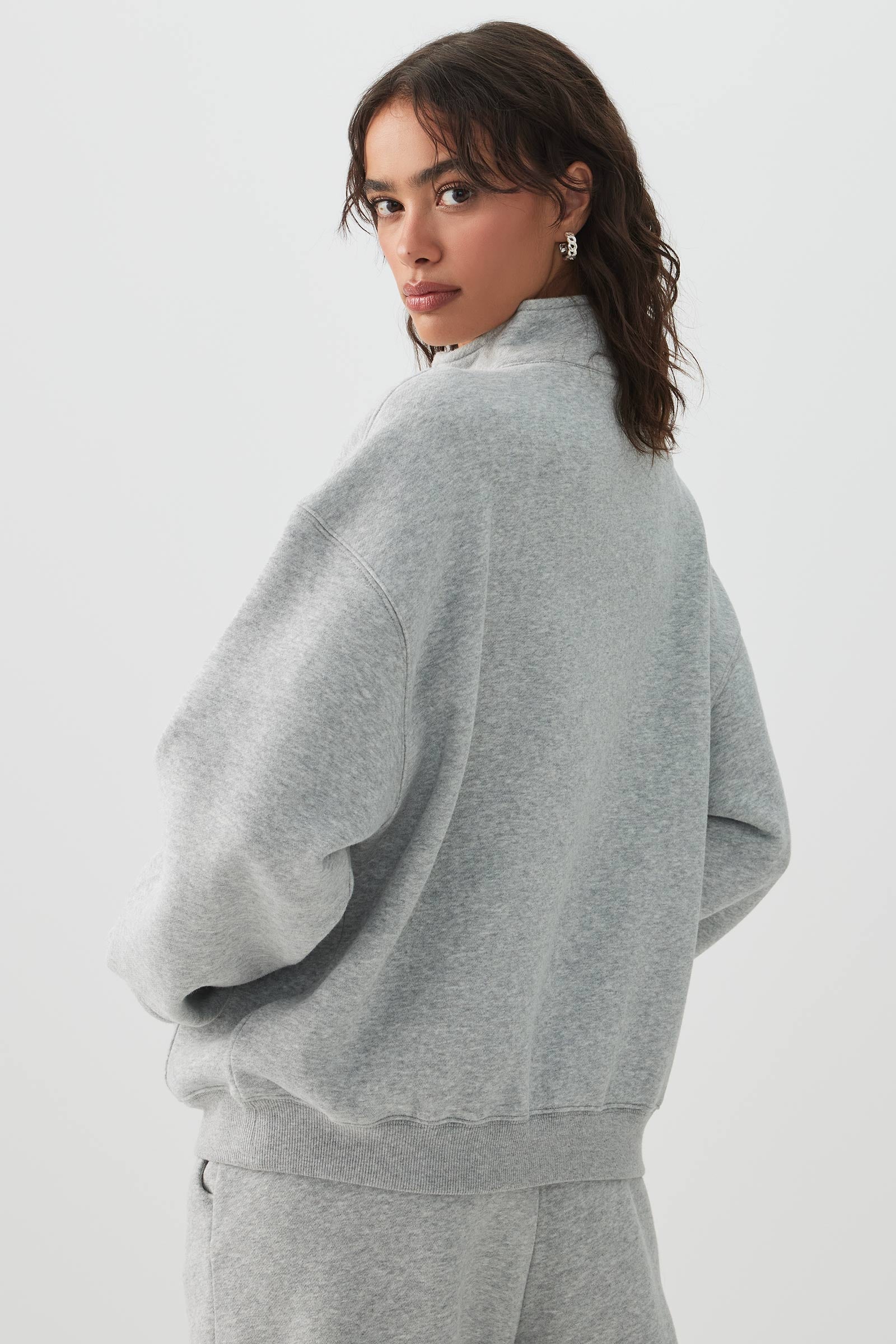 MADESOFT™ Fleece Oversized Half Zip Sweatshirt – Ardene