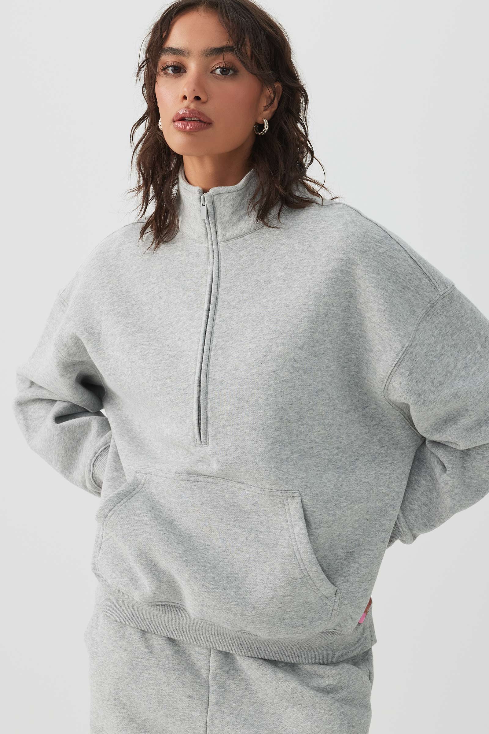 MADESOFT™ Fleece Oversized Half Zip Sweatshirt – Ardene