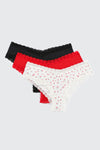 3-Pack Microfiber Cheeky Panties
