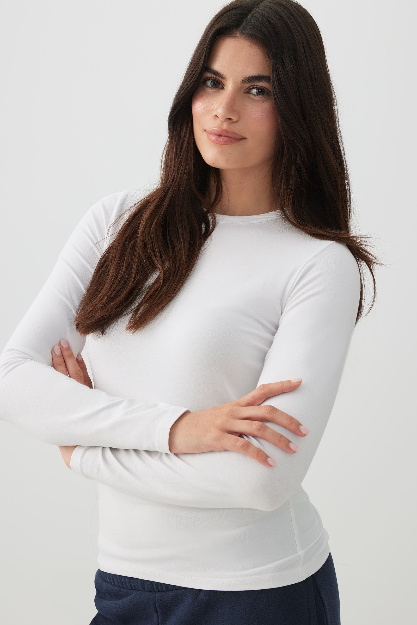 Basic Fitted Long Sleeve T-Shirt – Ardene
