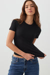 Basic Fitted Short Sleeve T-Shirt