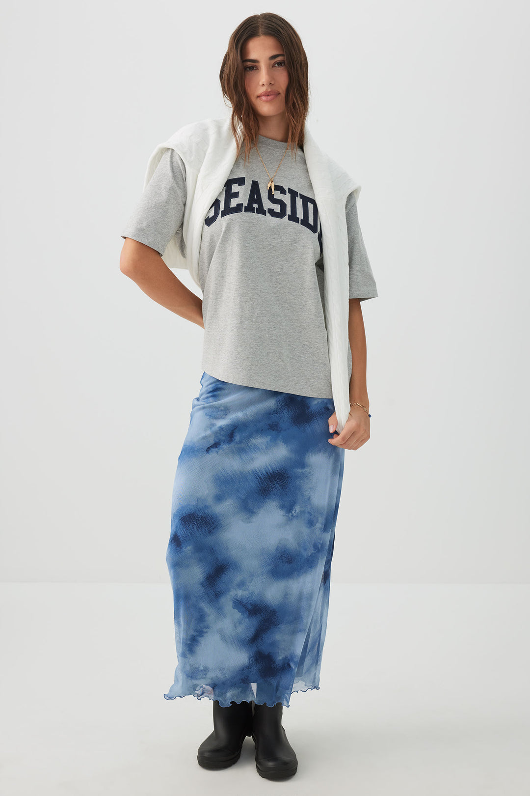 T-shirt graphique ample