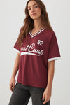 Oversized Football Mesh T-Shirt
