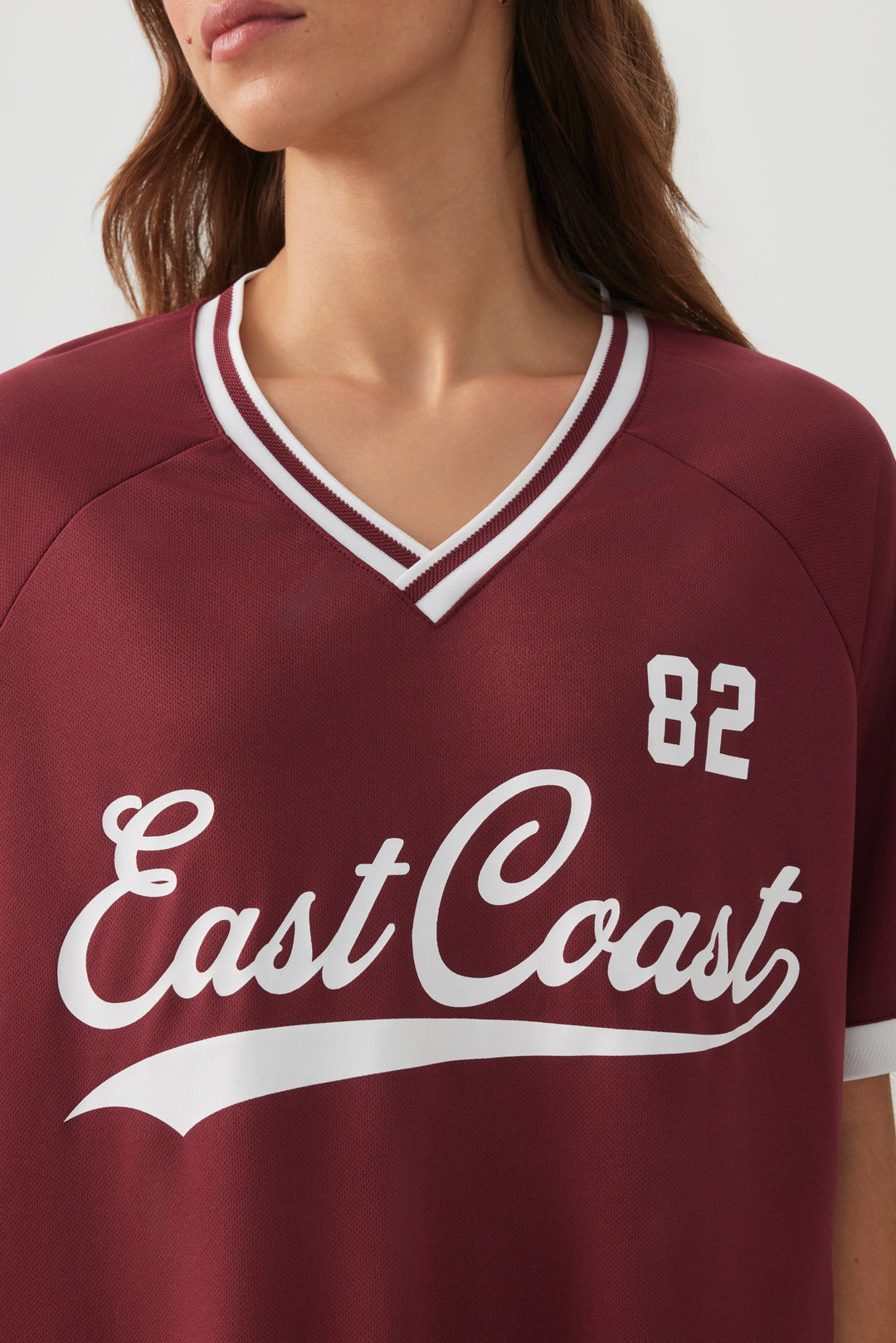 Oversized Football Mesh T-Shirt