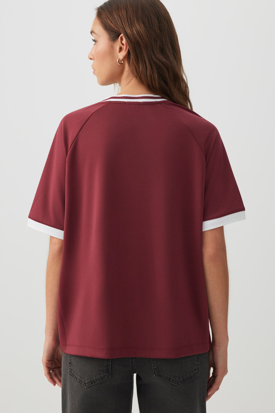 Oversized Football Mesh T-Shirt