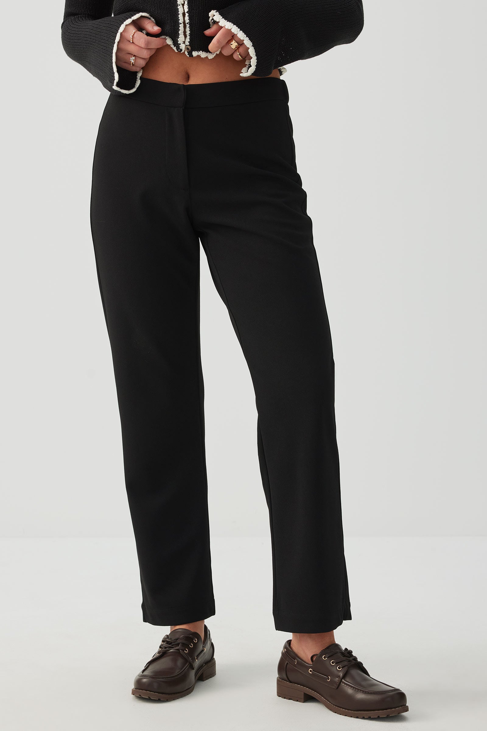 Crepe Crop Kick Flare Pants – Ardene