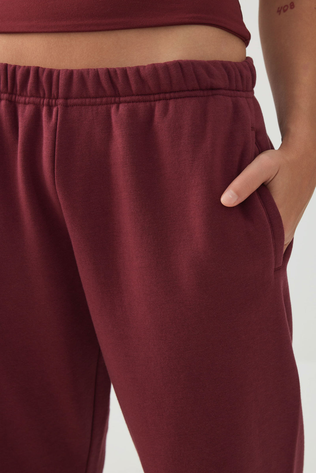 Washed Wide Leg Sweatpants