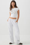 Washed Wide Leg Sweatpants