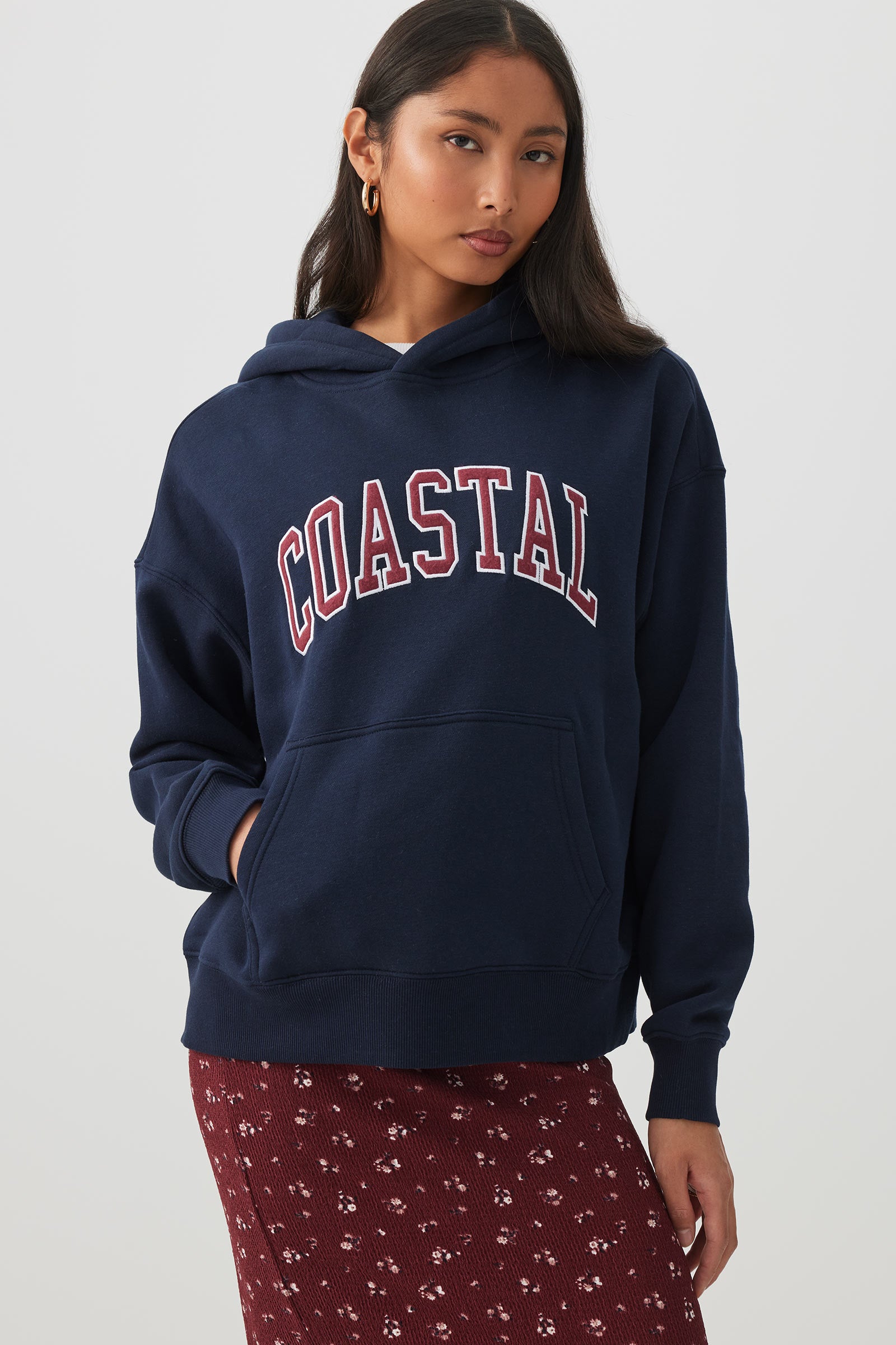 Oversized Printed Hoodie – Ardene