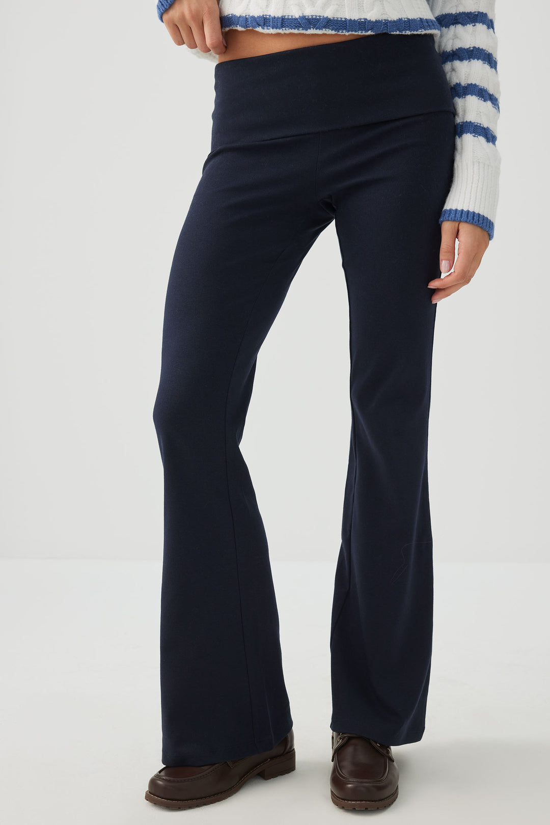 Foldover Flare Leg Leggings