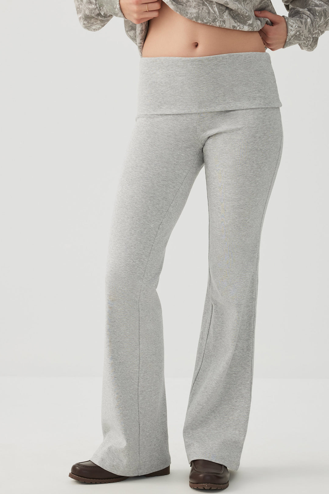 Foldover Flare Leg Leggings