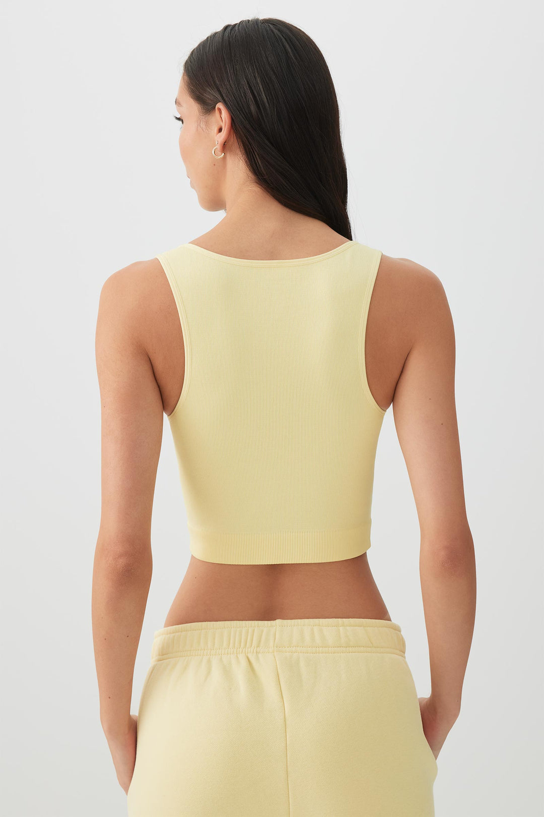 Seamless Crop V-Neck Tank Top