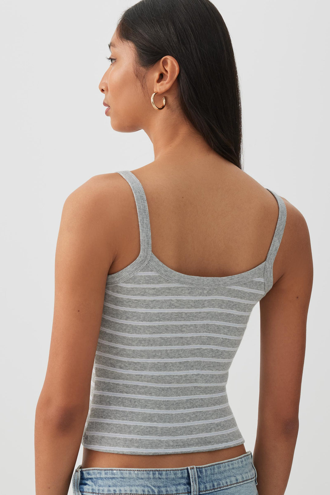 Basic Scoop Neck Short Tank