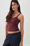 Basic Scoop Neck Short Tank