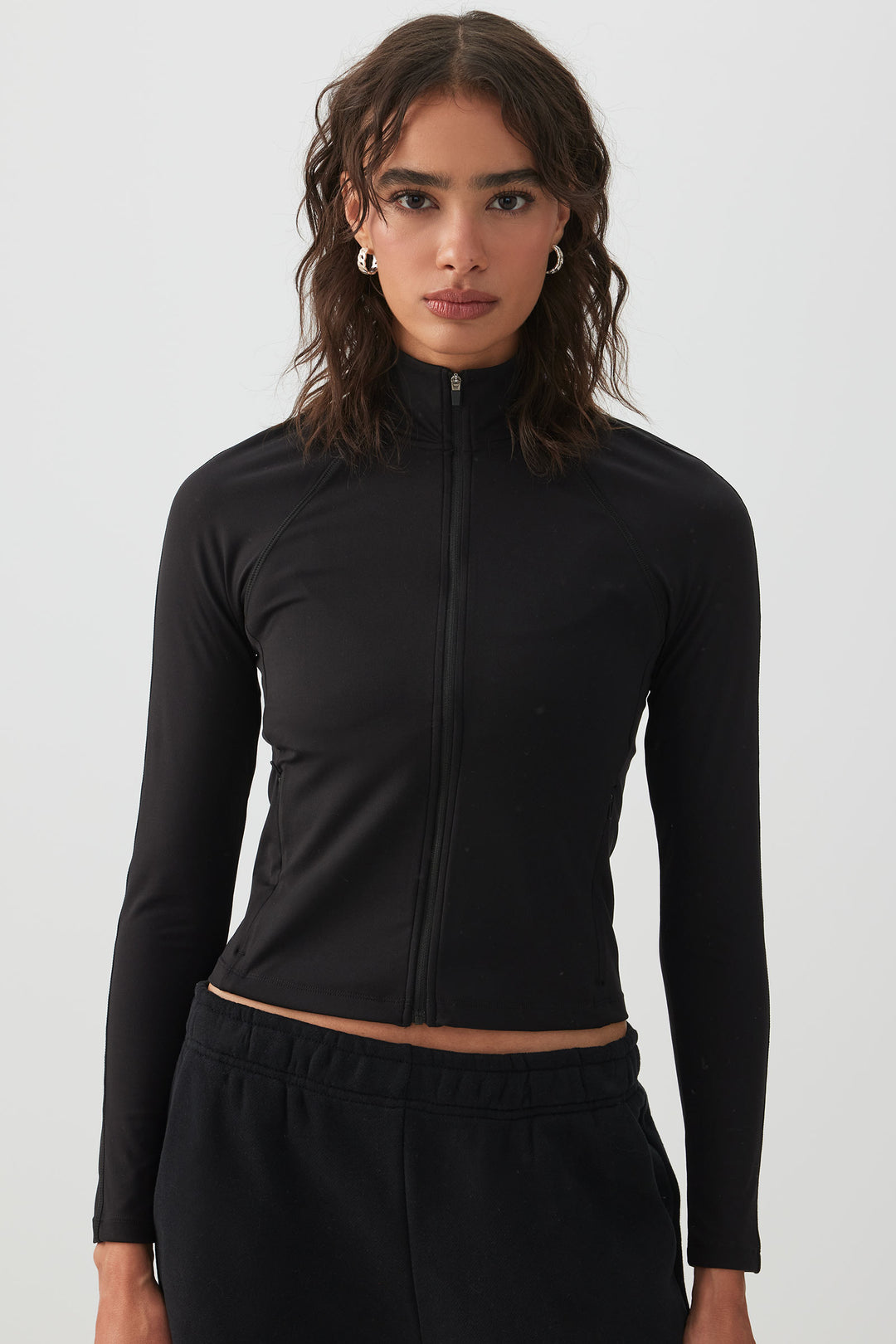 Fitted Zip Up Top