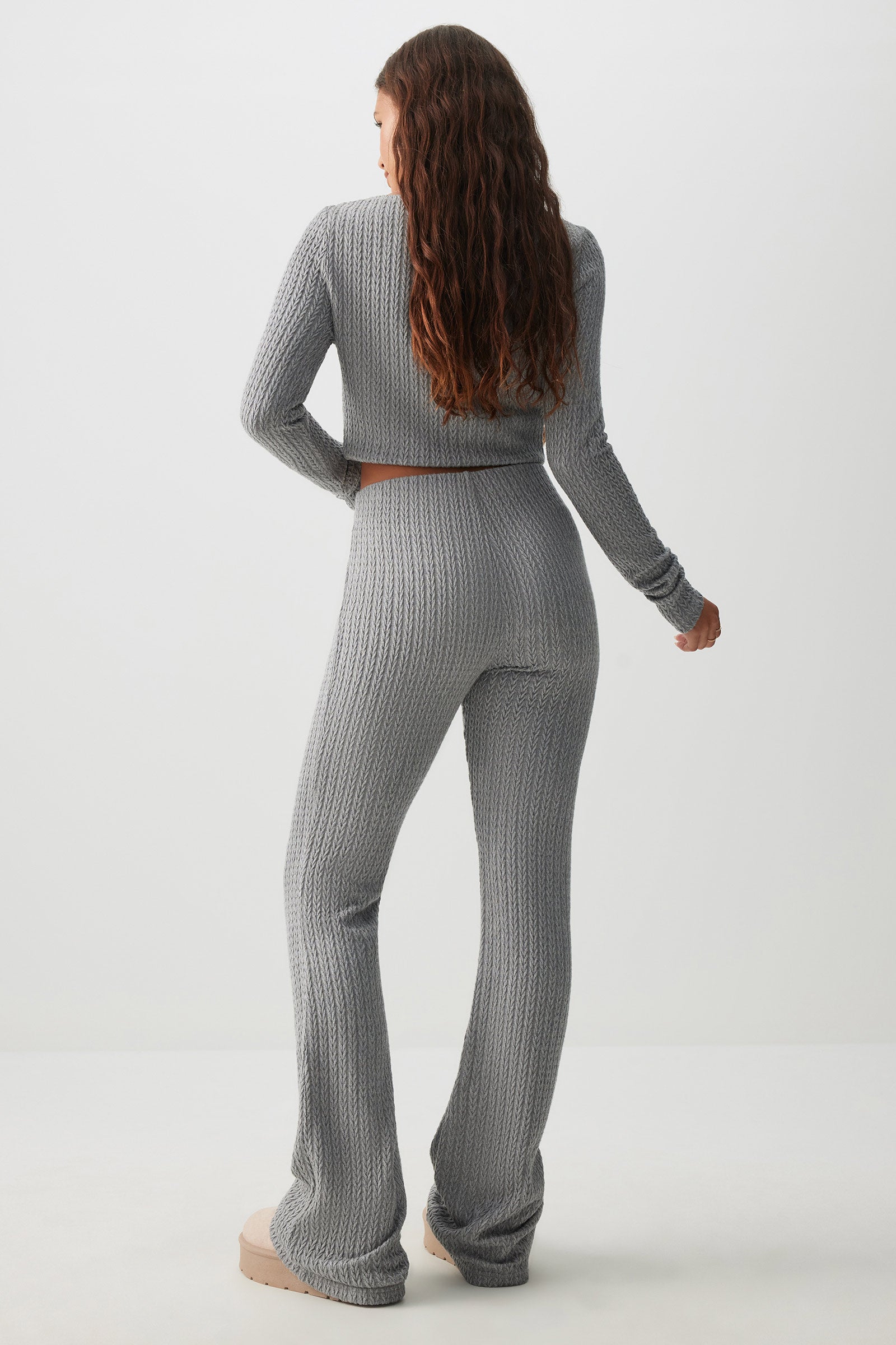 IRENE Tweed Knit Pants ダークグレー IRENE Tweed Knit Pants ダークグレー 【公式通販】